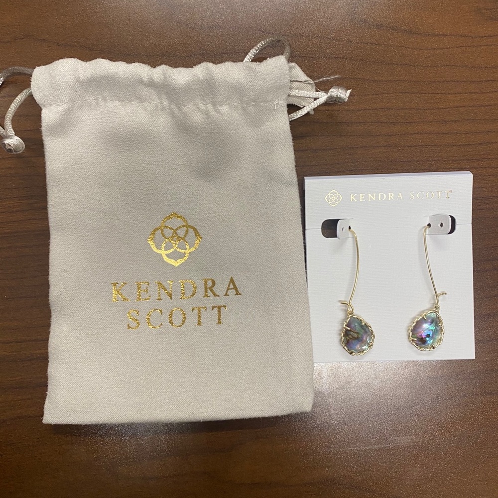 Kendra Scott Macrame Dee Gold Earrings